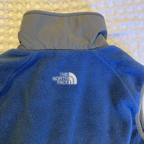 The North Face Polartec Full Zip‎ Fleece Vest Light Blue Womens Size Medium M - Picture 6 of 8